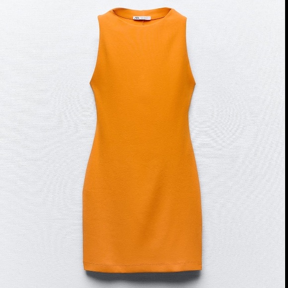 BRAND NEW ZARA SLEEVELESS MINI DRESS SIZE XS - Picture 1 of 3